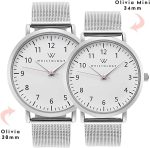 Wristology 19 Options - Maxi Numbers Watch, Silicone Band - Interchangeable Silicone Strap - Easy to Read Analog Face with Second Hand for Women, Men, Nurses, Teachers, Seniors, EMT Olivia - Image 3